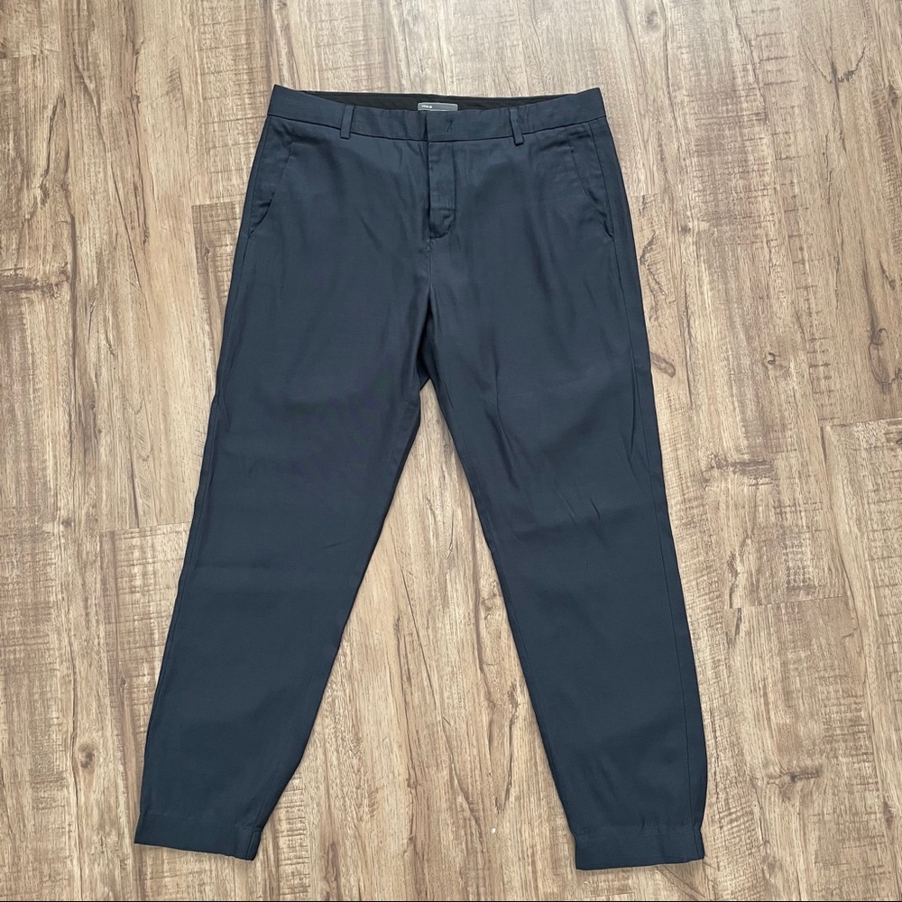Vince Tailored Navy Blue Jogger Pant Size 8